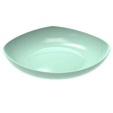 Imagem de Fruteira de Mesa 3,5L Trio Crippa Bancada Verde Menta Porta Frutas Legumes