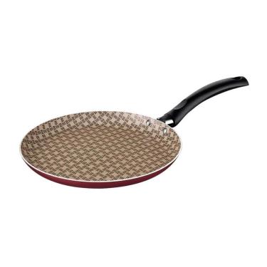 Imagem de Panquequeira Tramontina Turim 22cm Alumínio com Revestimento Antiaderente 0,6L Vermelha