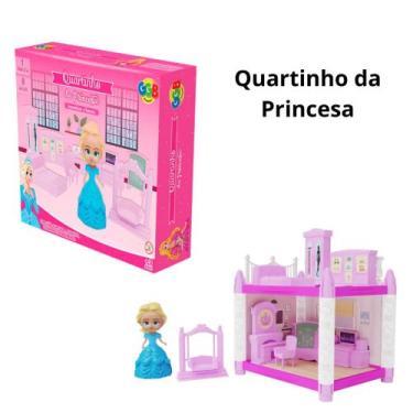 Imagem de Quartinho da Princesa 39 Peças - 1 Princesa e 8 Móveis - ggb