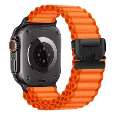 Imagem de Pulseira Alpine Loop para Apple Watch Ultra 2/Ultra para homens de 49 mm, 46 mm, 45 mm, 44 mm, 42 mm, 41 mm, 40 mm e 38 mm, pulseira esportiva de nylon com fivela paraquedas para iWatch séries 10 9, 8