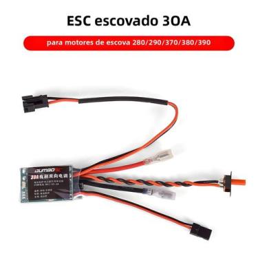 Imagem de Controlador de Velocidade Elétrica 30A 2S - ESC com Freio para Carros 