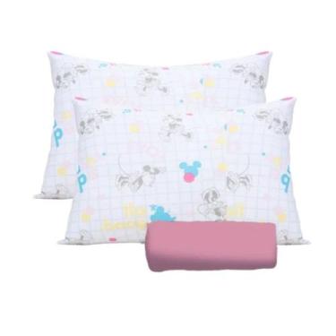 Imagem de Jogo de Cama Casal Disney 3 Peças Mickey e Minnie Escolha - Portallar,