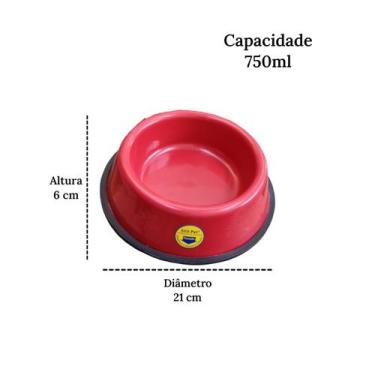 Imagem de Comedouro Bebedouro Pesado Pet para Cães e Gatos Still Pet 750 ML, 750