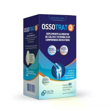 Imagem de Suplemento Alimentar Ossotrat-d 600mg + 200ui 60 Comprimidos Revestidos