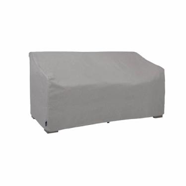 Imagem de MODERN LEISURE® Garrison Capa para sofá de dois lugares, impermeável, pequena, 139,7 cm C x 83,8 cm L x 96,5 cm A, granito