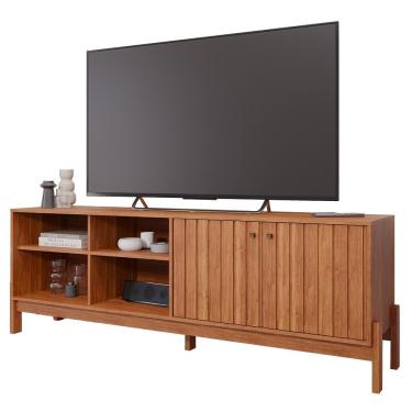 Imagem de Rack Bancada Holanda 185cm Cinamomo Para Tv Até 60? - Permóbili Cinamomo
