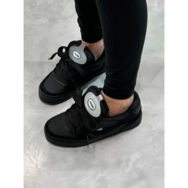 Imagem de Tênis Hocks Puff Black Refletivo Fat Lace, 35