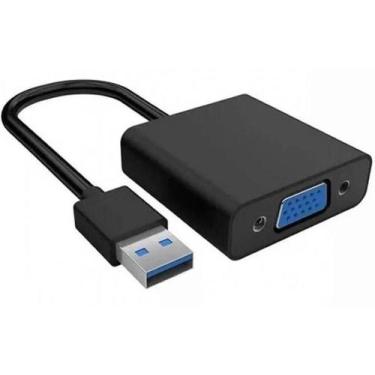 Imagem de Cabo Adaptador Conversor Vga Femea X Usb 3.0 Extensor Tela - F3