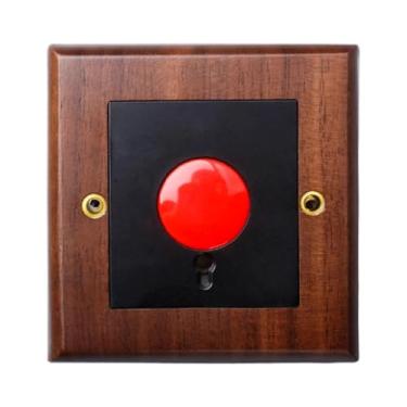 Imagem de KiBcsLic Painel de interruptores, interruptor dimmer de luz, modelo 86, interruptores elegantes, tampa de tomada, placa de iluminação de madeira para, Painel de Alarme