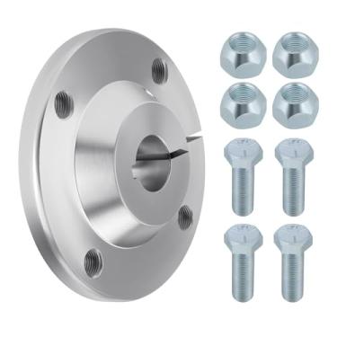 Imagem de JAVIK Cubo de roda de alumínio de eixo traseiro de furo de 2,5 cm compatível com carrinho Go Kart Off Road 4x4