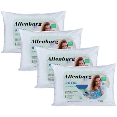 Imagem de Travesseiro Royal, 50x70cm, Kit 4 Unidades, Percal 180 Fios, 100% Algodão, Altenburg