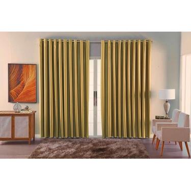 Imagem de cortina ellegance quarto sala blackout em tecido 4,00x2,80 - B.F CONFE