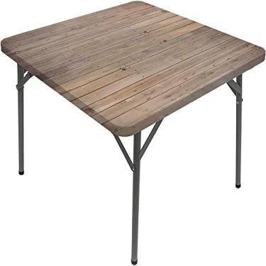 Imagem de Capa de mesa de madeira ajustada, estampa de textura de prancha de madeira, toalha de mesa impermeável interna/externa, sala de jantar de pátio e cozinha, serve para mesa de 107 x 152 cm