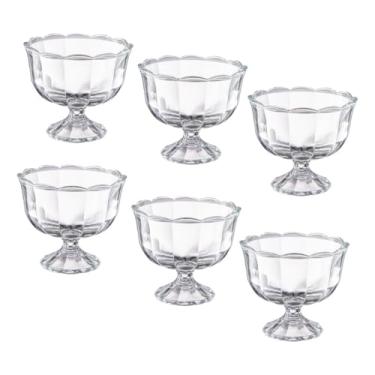 Imagem de Haüskraft -Taça para Sobremesa de vidro Peach Transparente 410ml 6 peças