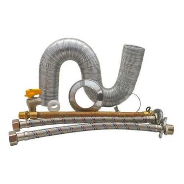 Imagem de Kit Instalação Aquecedor Digital Compatível Komeco KO 09b Di GN ou GLP