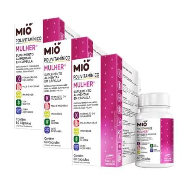 Imagem de Polivitamínico Mulher Mió 60 Cápsulas| Kit com três unidades