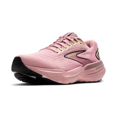 Imagem de Brooks Tênis de corrida feminino Glycerin GTS 21, Zephyr/violeta/verde, 36