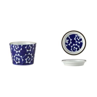 Imagem de Xícara de chá japonesa simples e requintada de cerâmica retrô resistente a altas temperaturas - Tang Cao-xícara de chá + tampa