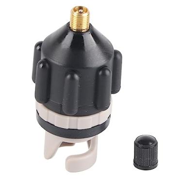 Imagem de Tbest Bomba de prancha de remo, adaptador fácil de inflar valor à prova de vazamento! Adaptador Placas portáteis barcos de borracha preto Gverte Donanımları (preto)