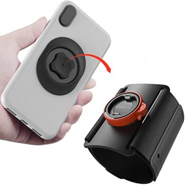 Imagem de sincetop Suporte De Celular Com Braçadeira Para Corrida E Caminhada, Smartphone Liberação Rápida Fixação/Remoção, Atividades Físicas Esportivas, Esportiva Removível Treino, Compatível Iphone, Samsun
