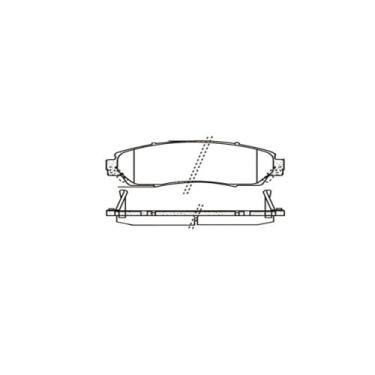 Imagem de Pastilha Freio Convencional Dianteira Com Alarme Sistema Sumitomo Pd80