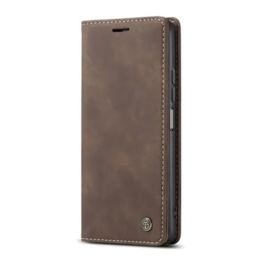 Imagem de HJZSZX Para Samsung A15 (5G) Capa de couro tipo carteira para celular (para Samsung A15 (5G)/café)