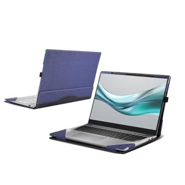 Imagem de Bolsa para laptop HP ProBook 460 G11 Business de 16 polegadas ProBook 465 G11 40.6 cm bolsa interna de couro PU para computador (azul escuro)