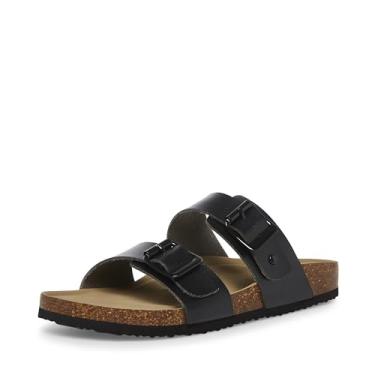 Imagem de Sandália feminina de enfiar da Madden Girl Brando, Black Paris, 6.5