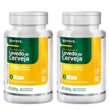 Imagem de Kit 2 Levedo de Cerveja Nutrye 400 Comprimidos – Suplemento Alimentar Natural com Vitaminas do Complexo B, Cromo e Fibras – 125g
