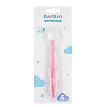 Imagem de Colher de Silicone Bebê Papinha Pimpolho (Rosa)