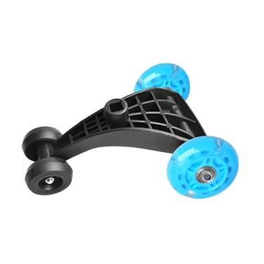 Imagem de simhoa Tripé para carro giratório infantil, rodas triangulares, componentes com furo quadrado, roda de balanço para bebê, brinquedo de passeio, acessório de, Azul