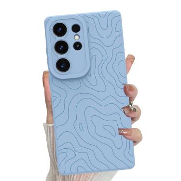 Imagem de Capa de telefone MZELQ Silicone Wave Ripple para Samsung S25 Ultra