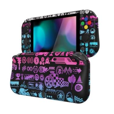 Imagem de PlayVital ZealProtect Protective Case for Nintendo Switch Lite, Hard Shell Ergonomic Grip Cover for Nintendo Switch Lite w/Screen Protector & Thumb Grips & Button Caps - Deluxe Championship