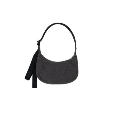 Imagem de BAGGU Pequena bolsa jeans crescente - jeans preto lavado