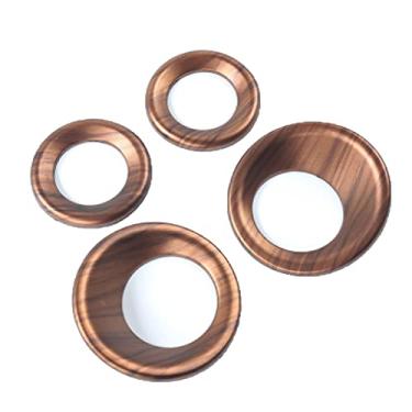 Imagem de Carkio Capa de painel de alto-falante de porta de grão de madeira para carro, decoração, pacote com 4 anéis dianteiros e traseiros para Honda CRV CR-V 2017-2022