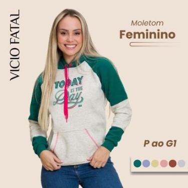 Imagem de Blusa Feminina Moletom Invernal Canguru Capaz-Feminino