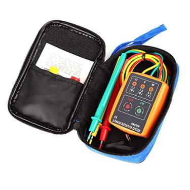 Imagem de SM-852B 3-Fase de Sequência CA Ordem do Indicador de Rotação Testador de 60V a 600V Com Detecção de Fase Aberta e Exibição de LED-faixa de Frequência de 20Hz a 400Hz