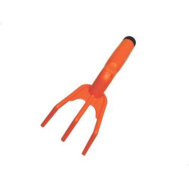 Imagem de Rastelo Plastico Jardim Terra Ferramenta Mini Rastelo Laranj - JORANI