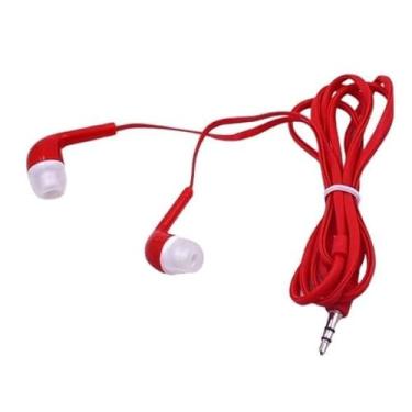 Imagem de KIT 10 Fone de Ouvido COLORIDO Intra Auricular Com Fio e SEM Microfone