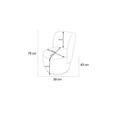 Imagem de Kit Namoradeira Mais Poltronas Sala Lounge Decorativa Bia Bouclé - Estopar