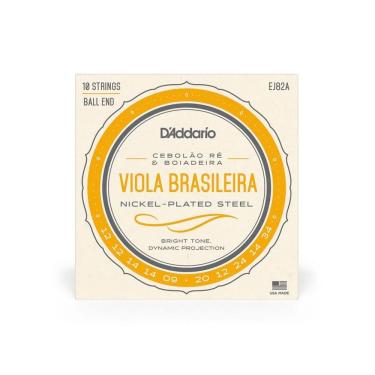 Imagem de Cordas Para Viola Brasileira Ré D Addario Ej82