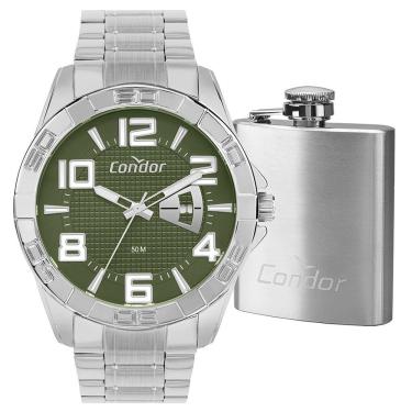 Imagem de Kit Relógio Condor Masculino Speed Prata - CO2117AW/K4V