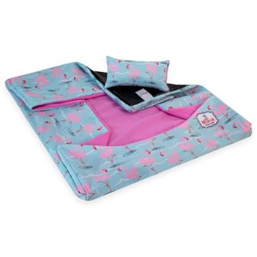 Imagem de Capa Para Cama Cachorro e Gato Mileva - Coleção Mania (60x60 cm, Flamingos)