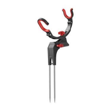 Imagem de RNXRZANK Suporte de Haste de Aterramento para Equipamento de ângulo Ajustável em Solo, Engrenagem de aço Inoxidável Resistente, Suporte único