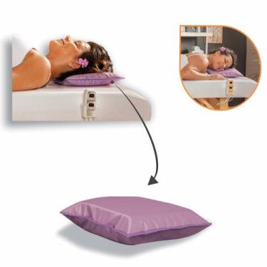 Imagem de Travesseiro Confort Para Maca E Manta Térmica Estética Bioterm Lilás -