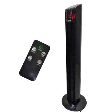 Imagem de Ventilador Torre 70w Giratorio Oscila Refrescante Controle Visor Led 3 Velocidades