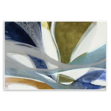 Imagem de Stupell Industries Design contemporâneo de arte de placa de parede ondulada por Liz Jardine, 25 x 38 cm