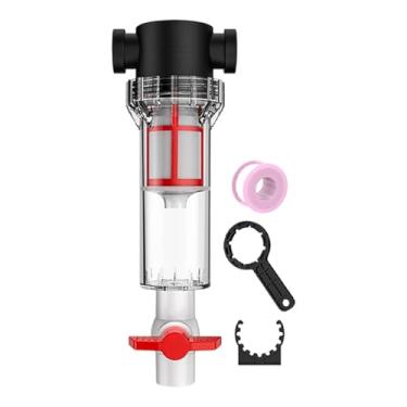 Imagem de predolo Filtro interno para aquário, coletor de drenagem, anel de vedação de silicone, limpador, rosca de 1/2", filtro de água de sedimentos transparente, Malha 200