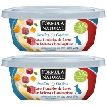 Imagem de Ração Úmida Formula Natural Receitas Caseiras Carne e Mandioquinha 270g 2 Unidades