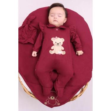 Imagem de Saída de Maternidade Menina 04 peças Fofura Roupas de Bebê - João e Ma